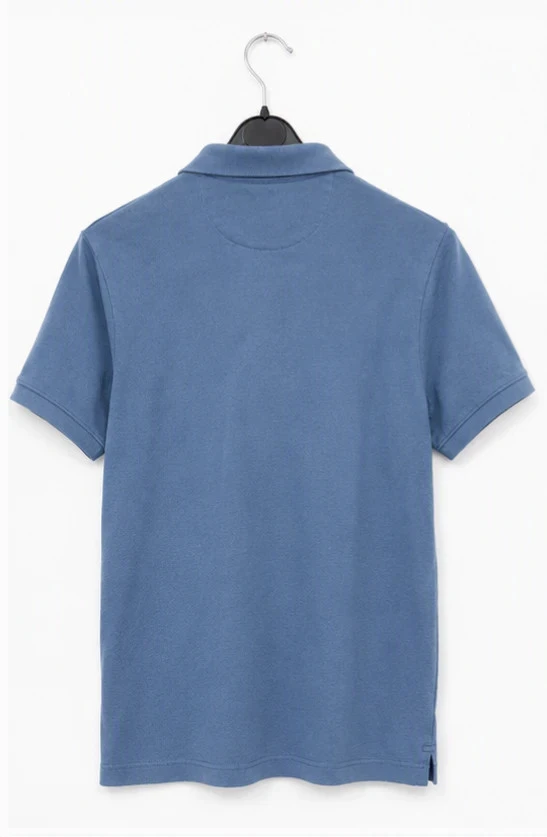 Polo H&M azul claro – Ajustado – Talla S – Básico esencial – photo 3